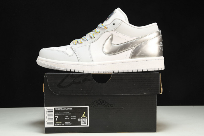 Jordan 1 Low SE Tear Away Silver - DX6070-101