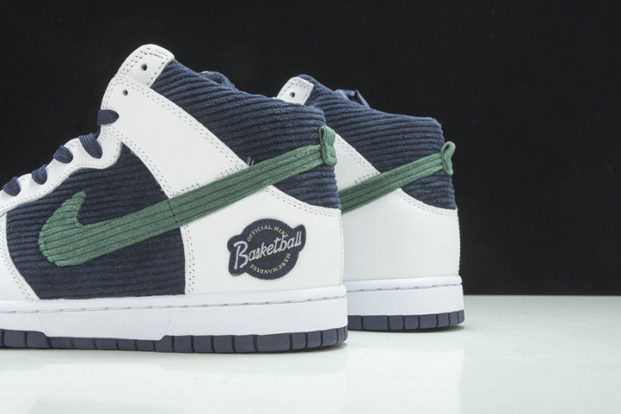 Nike Dunk High Sports Specialties White Navy  DH0953-400