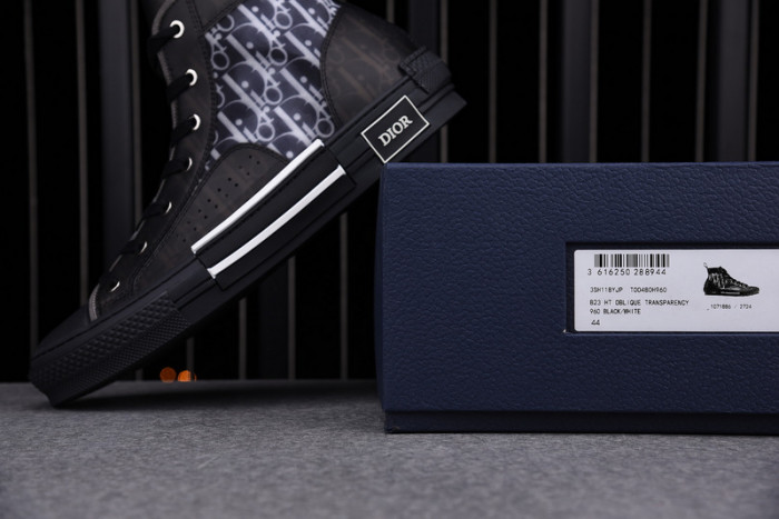 D1R* B23 OBLIQUE HIGH TOP SNEAKERS  KICKZE DR-8