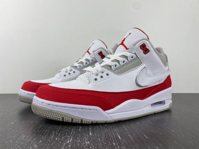 Jordan 3 Retro Tinker White University Red  CJ0939-100