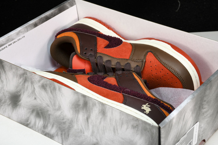 Nike Dunk Low Retro PRM Year of the Rabbit Light Crimson  FD4203-661