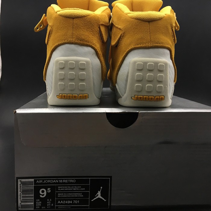 Air Jordan 18 Retro "yellow Suede" - Air Jordan -  aa2494-701
