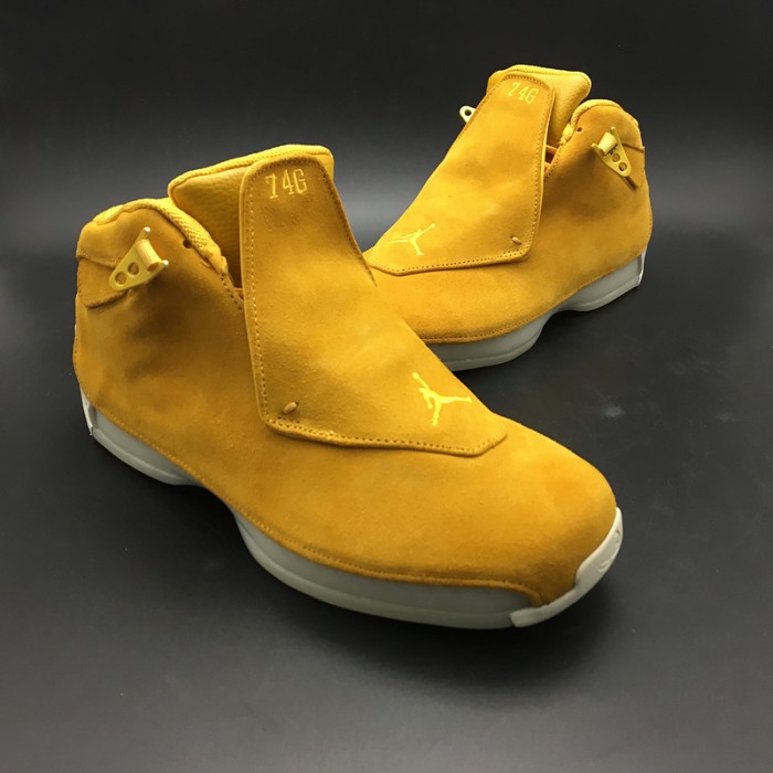 Air Jordan 18 Retro "yellow Suede" - Air Jordan -  aa2494-701