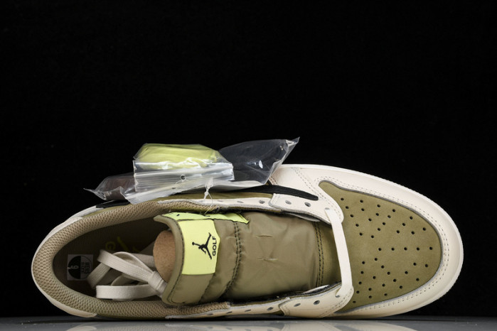 Jordan 1 Retro Low Golf Travis Scott Neutral Olive  FZ3124-200