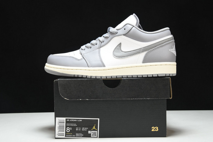 Air Jordan 1 Low Vintage Stealth Grey  553558-053