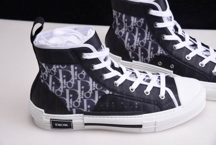 D1R* B23 OBLIQUE HIGH TOP SNEAKERS  KICKZE DR-6