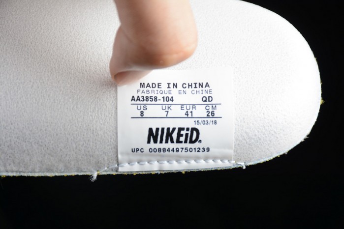 Nike Air VaporMax Flyknit 2018 Lemon Yellow/Purple  mens AA3858-104