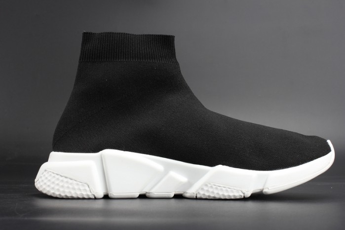 BL Stretch Mesh High Top Sneaker Black White