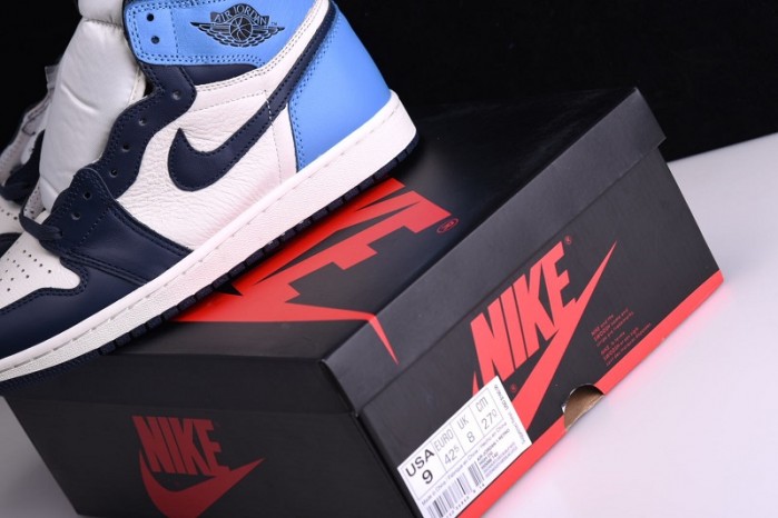 Air Jordan 1 Obsidian University Blue 555088-140