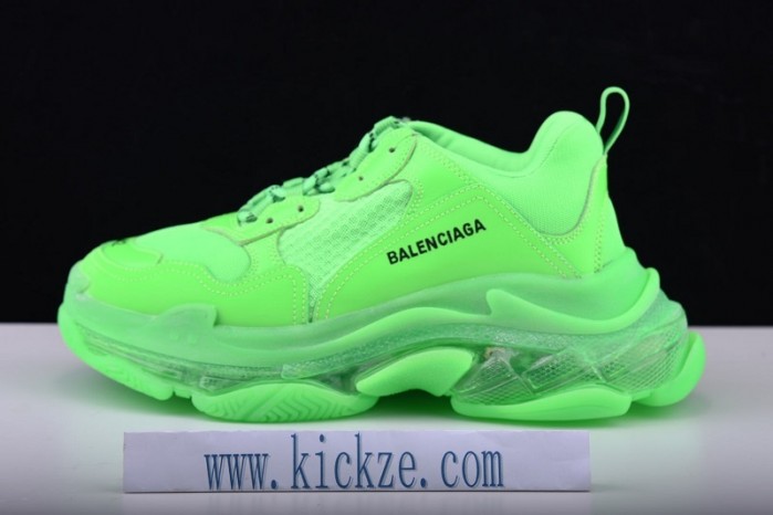 BL Triple S Neon Green - 541624 W09OL 3801