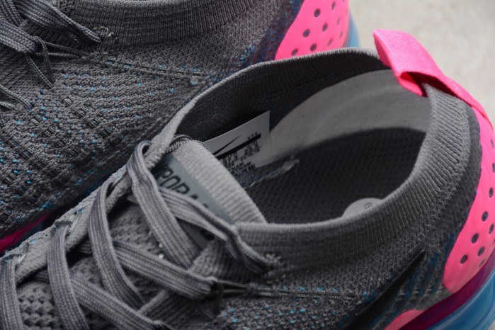 Nike Air VaporMax 2 “Gunsmoke” Orbit-Pink/ Blast-Blue womens 942843-004